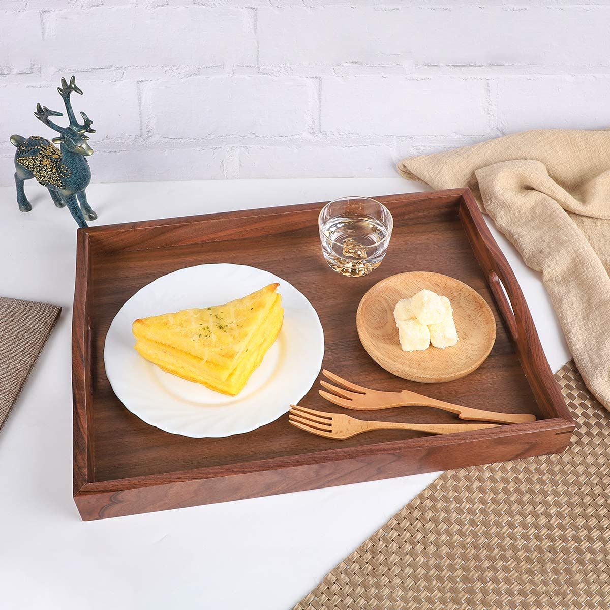 Wooden Dinner Serving Tray