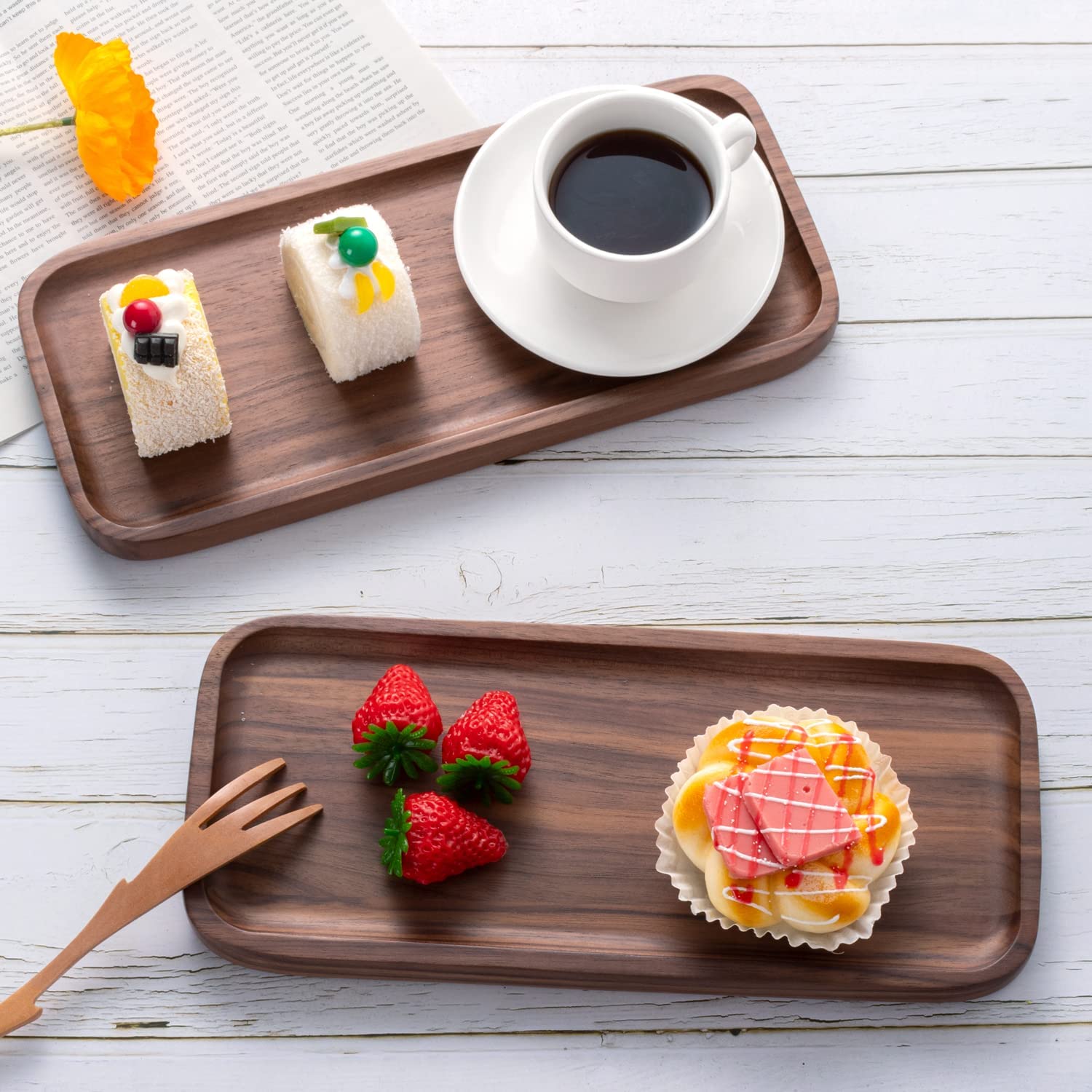 Wood Trays for Party