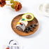 Solid Wooden Plates for Dishes  Snack