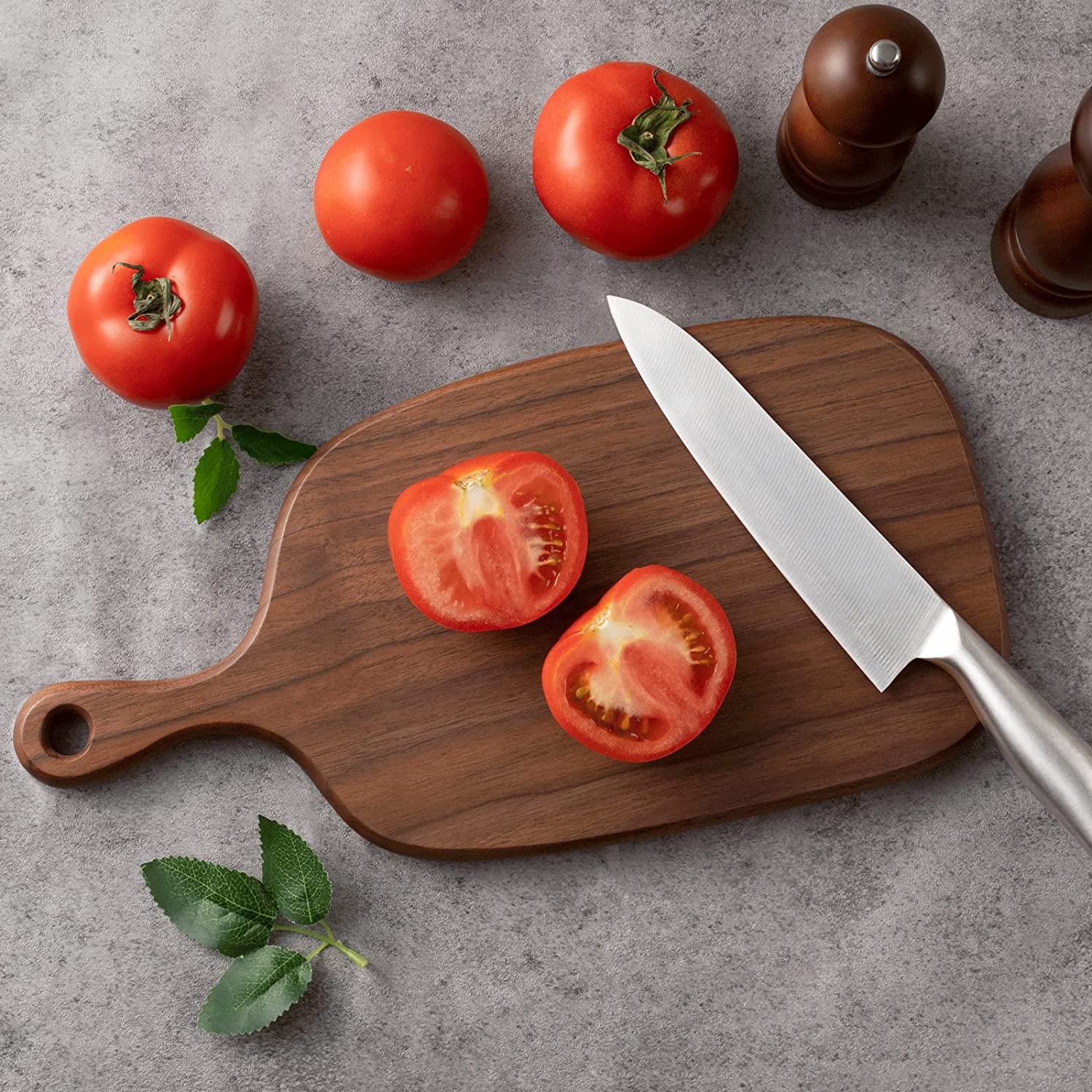 Walnut Wood Chopping Board with Handle